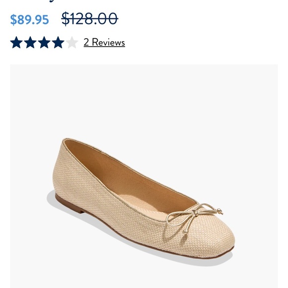 Jack Rogers Kenlyn Rattan Ballet 7.5 / NATURAL/PLATINUM - Picture 6 of 16